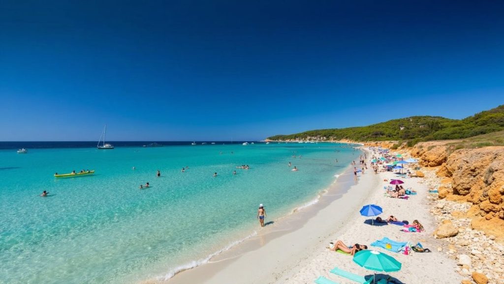 Vista general de Cala Agulla, Capdepera