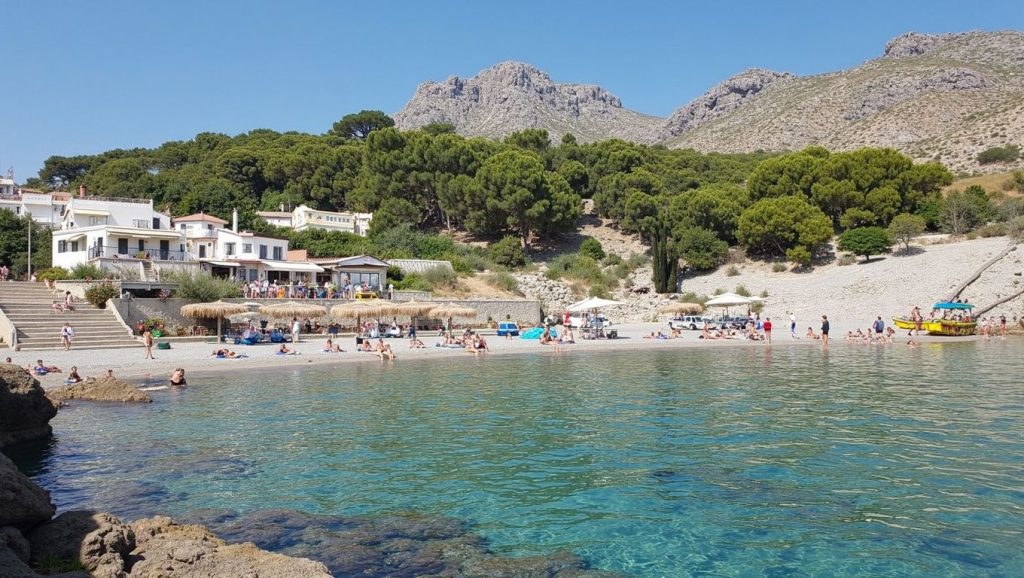 Playa Barques en Pollença, Mallorca