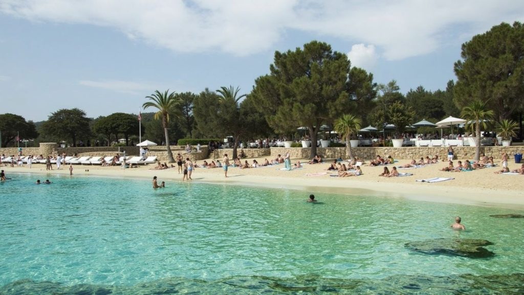 Playa de Cala Bassa, Sant Antoni de Portmany, costa de Ibiza