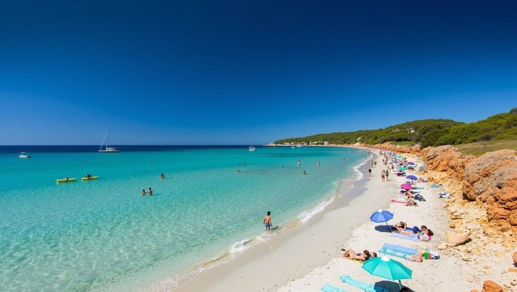 Textura de arena en Bassa, Sant Antoni de Portmany, Ibiza