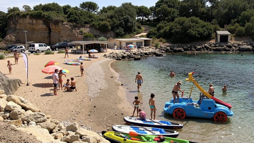 Vista de Cala Benirràs desde la orilla, Sant Joan de Labritja