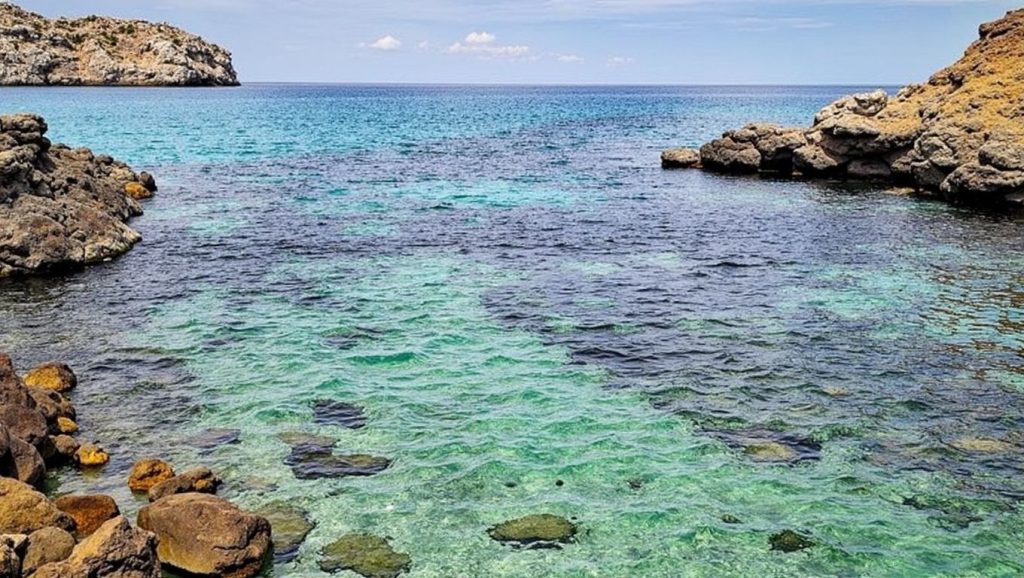 Aguas de Cala Carabó en Ferreries (Menorca)