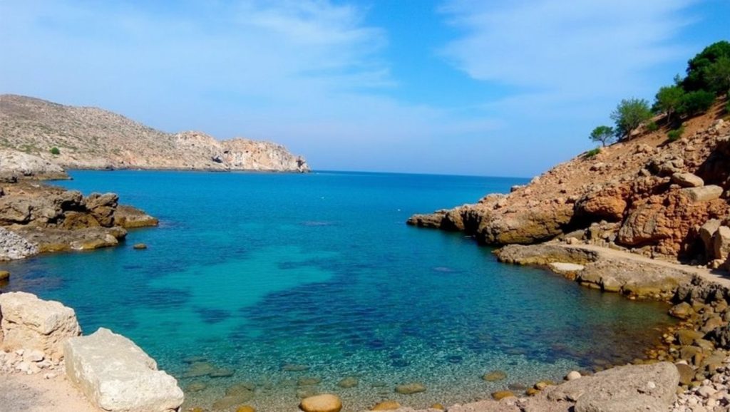 Vista general de Cala Carbó, Pollença