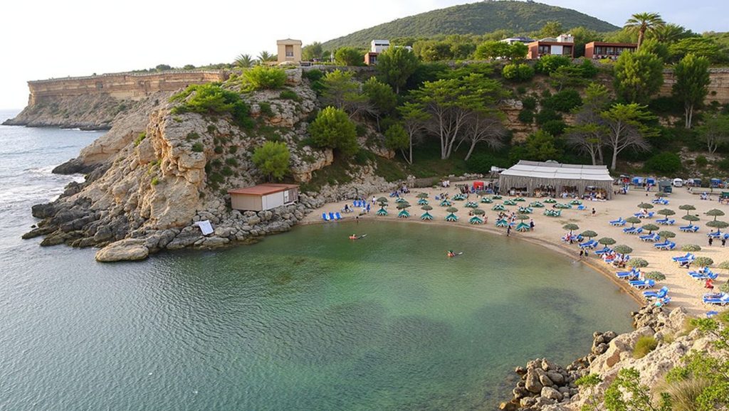 Vista general de Cala Carbó, Sant Josep de sa Talaia
