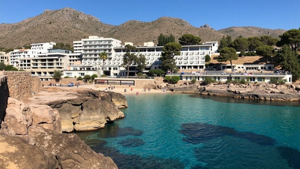 Vista general de Cala Carbó, Pollença