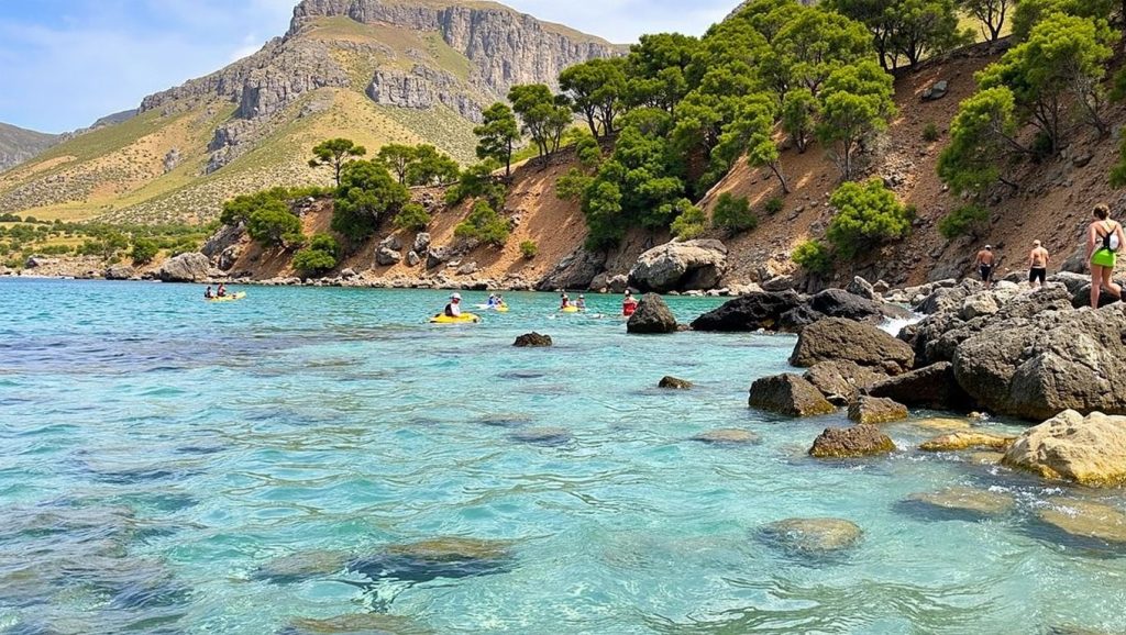 Vista general de Cala Clara, Pollença