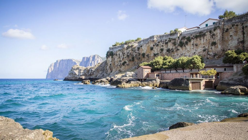 Playa Clara desde la arena, Pollença, Mallorca