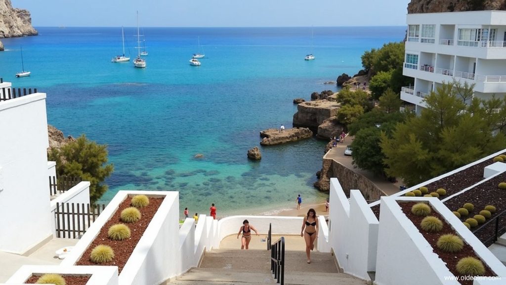 Playa Clara en Pollença, Mallorca