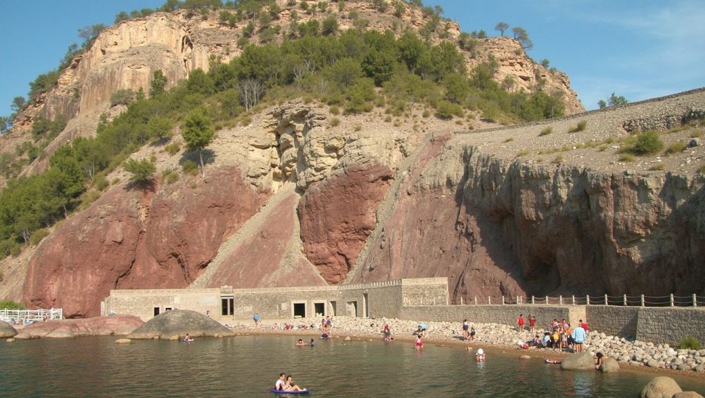 Línea de costa en Cala d'Estellencs, Estellencs