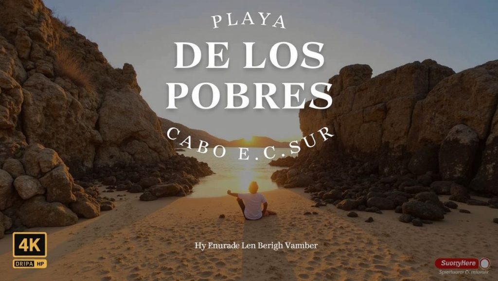 Orilla tranquila de Cala de los Pobres, playa de Polopos