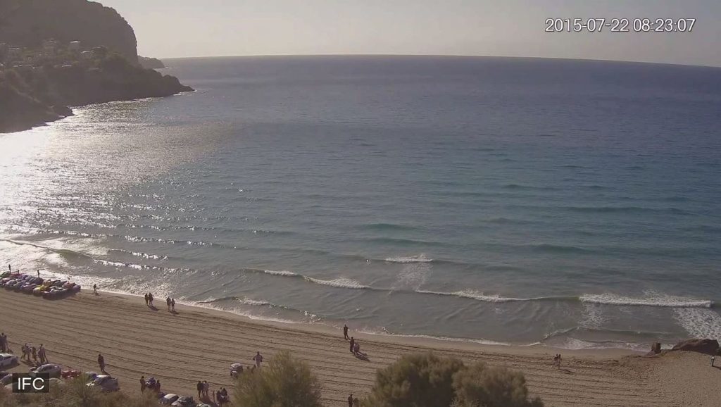 Arena fina en cala de n'Aladern, Capdepera, Mallorca