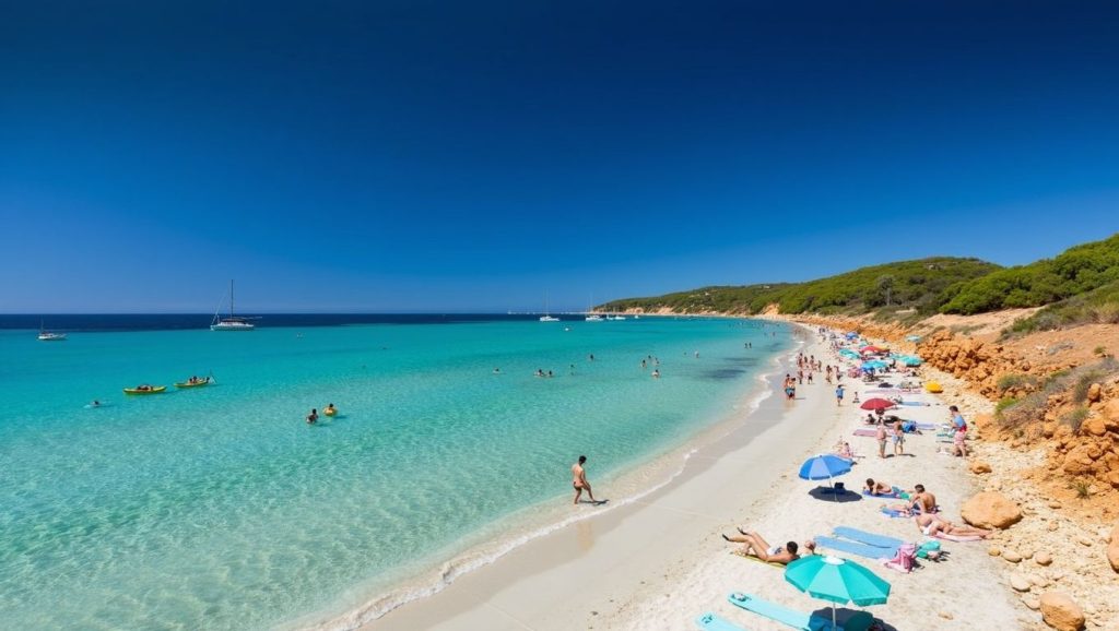 Textura de arena en Portitxol, Sant Joan de Labritja, Ibiza
