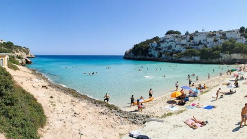 Línea de costa en Cala de s'Estany d'en Mas, Manacor