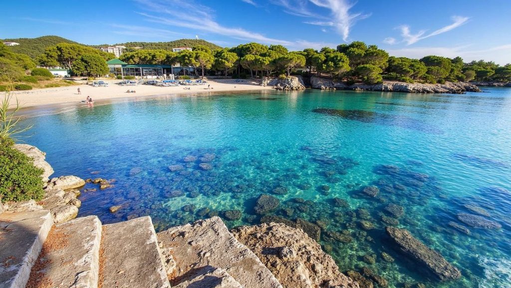 Arena y mar en Cala de sa Font, Capdepera, Mallorca