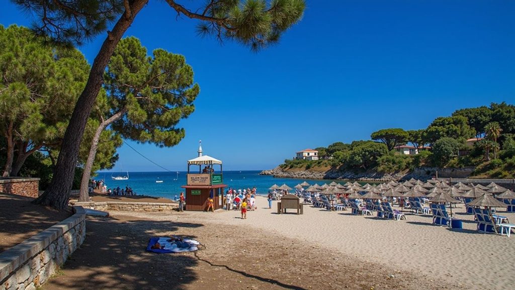 Acceso a Cala de sa Font (Font de sa Cala) desde el aparcamiento, Capdepera