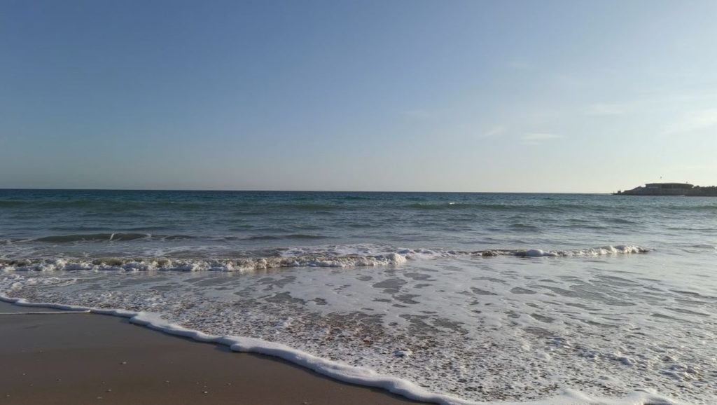 Horizonte desde Cala del Aceite, Conil de la Frontera, Cádiz