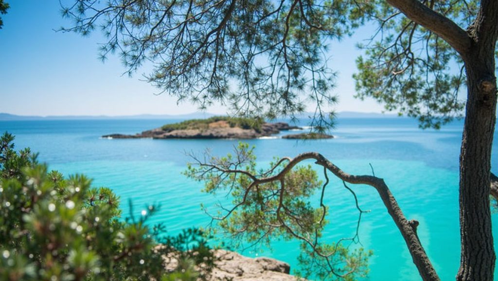 Acceso a Cala del Guix desde el aparcamiento, Calvià
