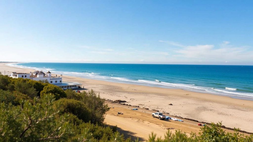 Playa de Cala del Puntal, Conil de la Frontera, costa de Cádiz