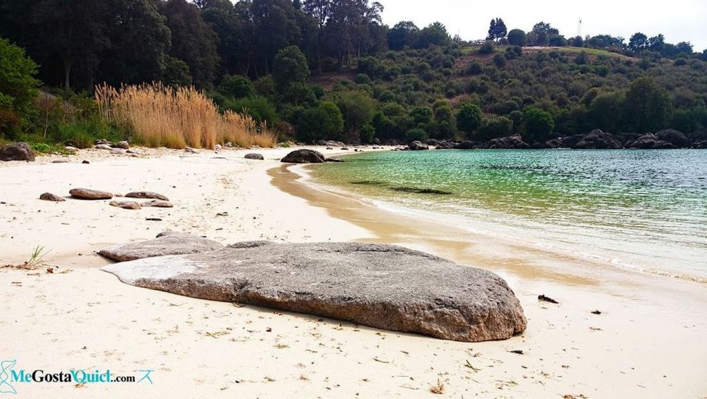 Aguas de Cala do Faro en Vigo (Pontevedra)