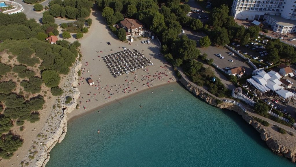 Detalle del agua en Cala Domingos Petit, Manacor, Mallorca
