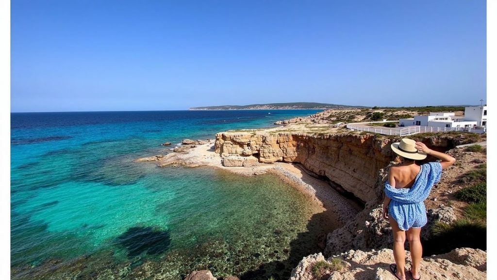 Cala en Baster (Formentera) — playa en la costa de Formentera