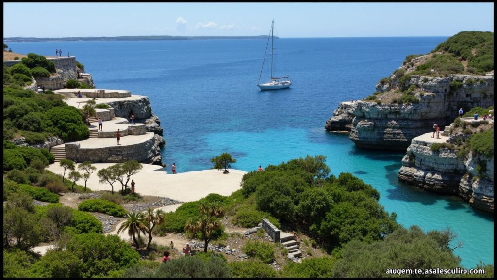 Panorámica de Cala en Brut, Menorca