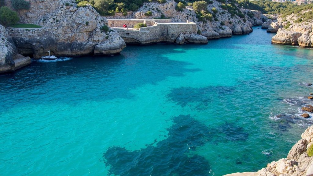 Ría y costa de Cala en Brut en Ciutadella de Menorca, Menorca