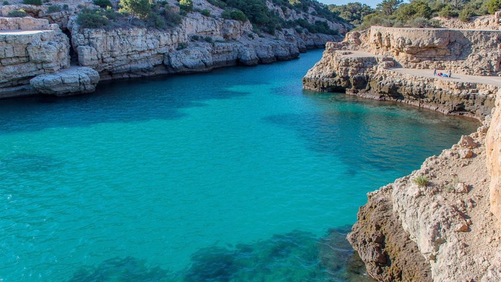 Entorno natural de Cala en Brut en Menorca