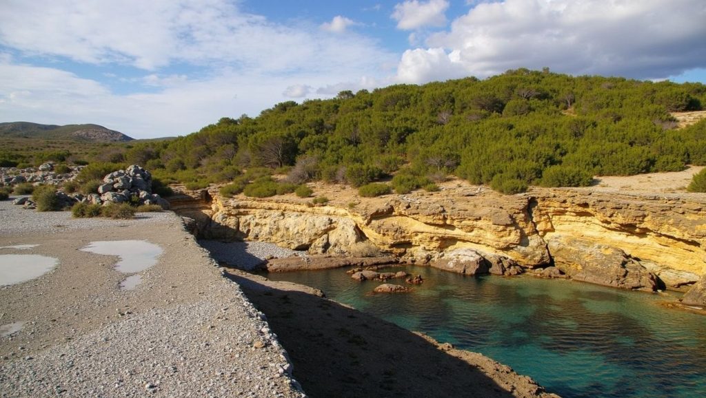 Arena fina en Estreta (Artà), Artà, Mallorca