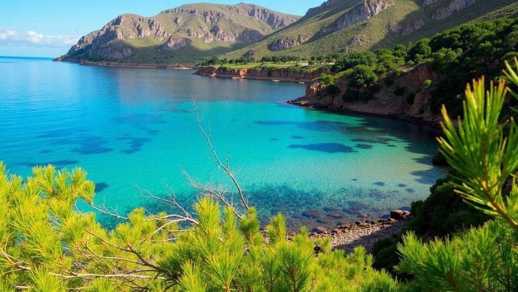 Amplio horizonte marino en Cala Estreta (Artà), Artà