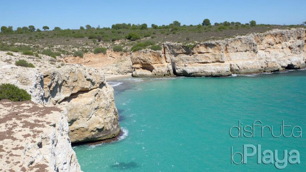 Panorámica completa de Cala Falcó (Manacor), playa de Manacor