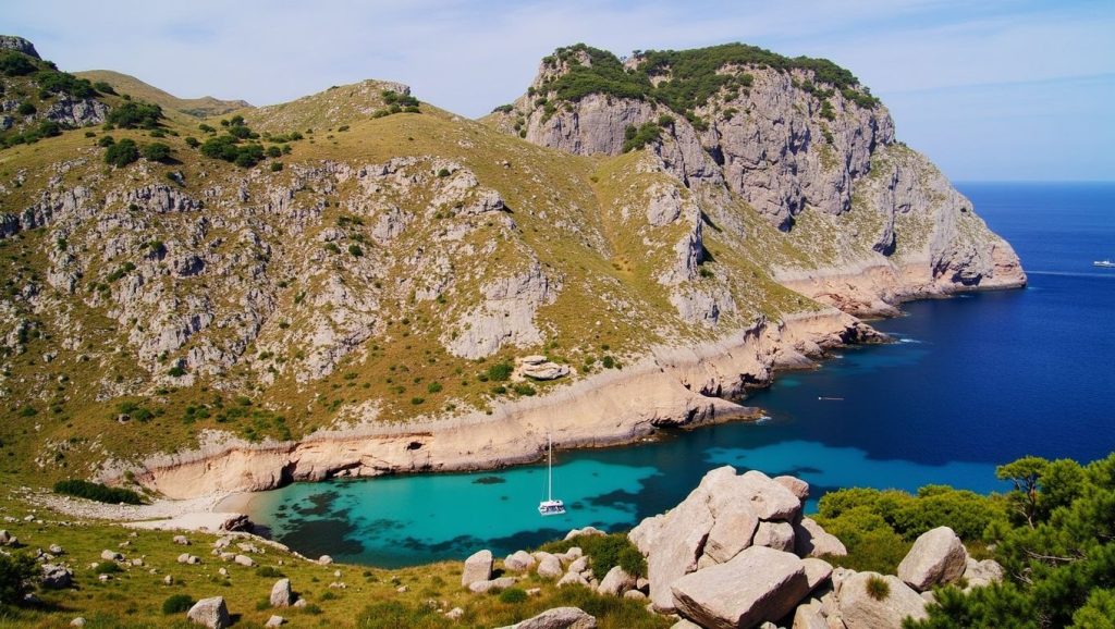 Olas rompiendo en Cala Figuera (Formentor), Pollença