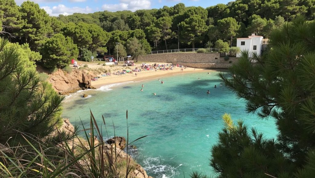 Vista general de Cala Gat, Capdepera