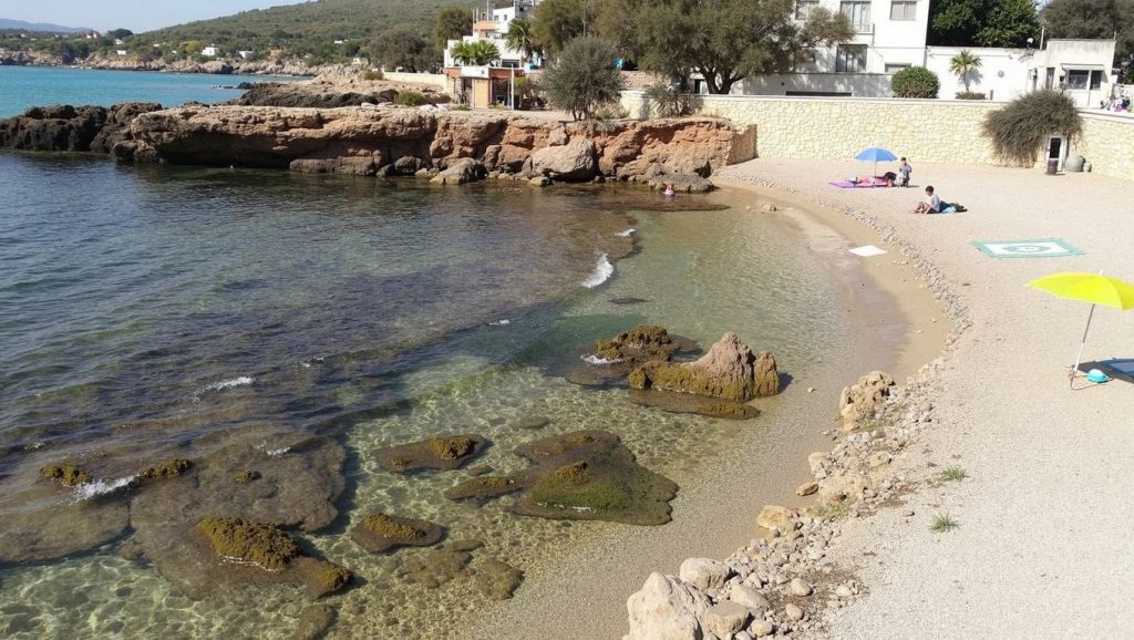 Amplio horizonte marino en Cala Gat, Capdepera