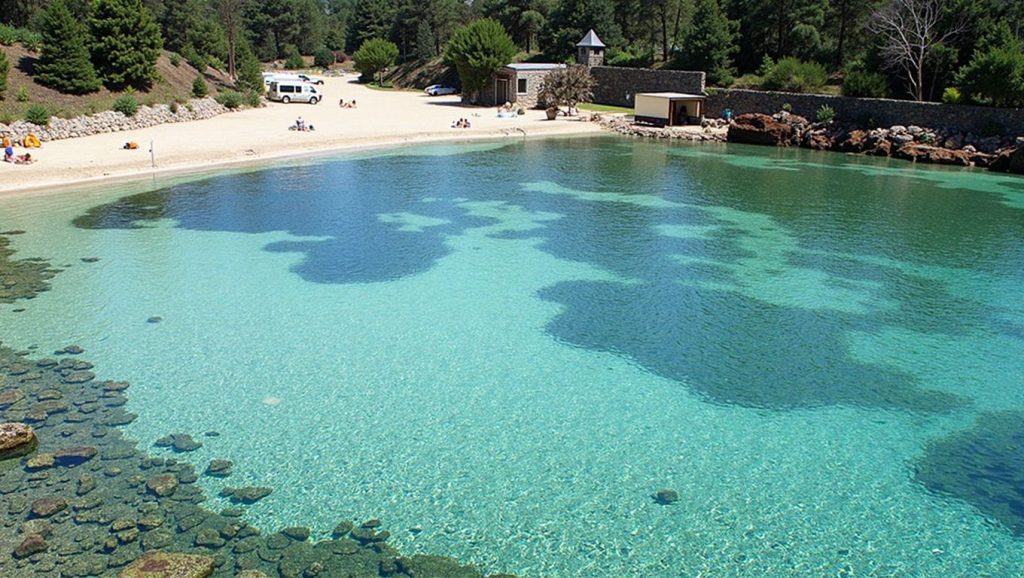 Detalle del agua en Cala Gració, Sant Antoni de Portmany, Ibiza
