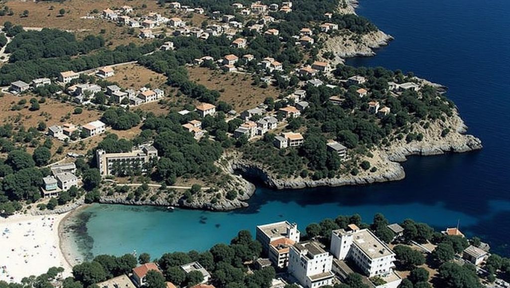 Línea de costa en Cala Gran, Santanyí / Felanitx