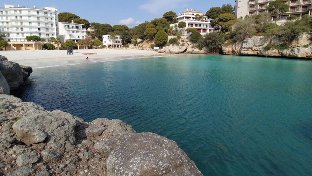 Horizonte desde Cala Llombards, Santanyí, Mallorca