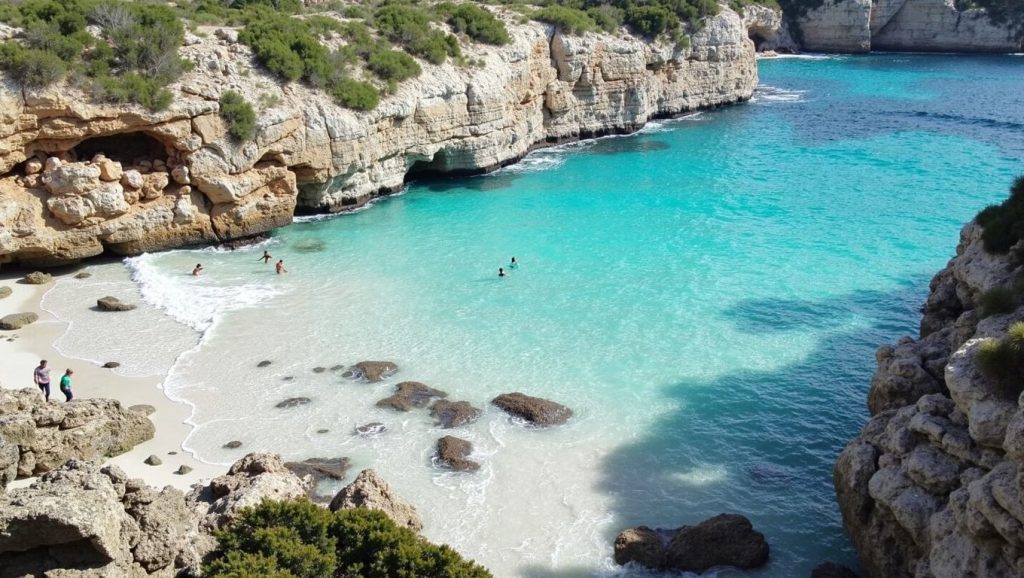 Playa Llombards en Santanyí, Mallorca