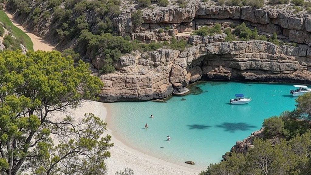 Playa Màrmols en Santanyí, Mallorca