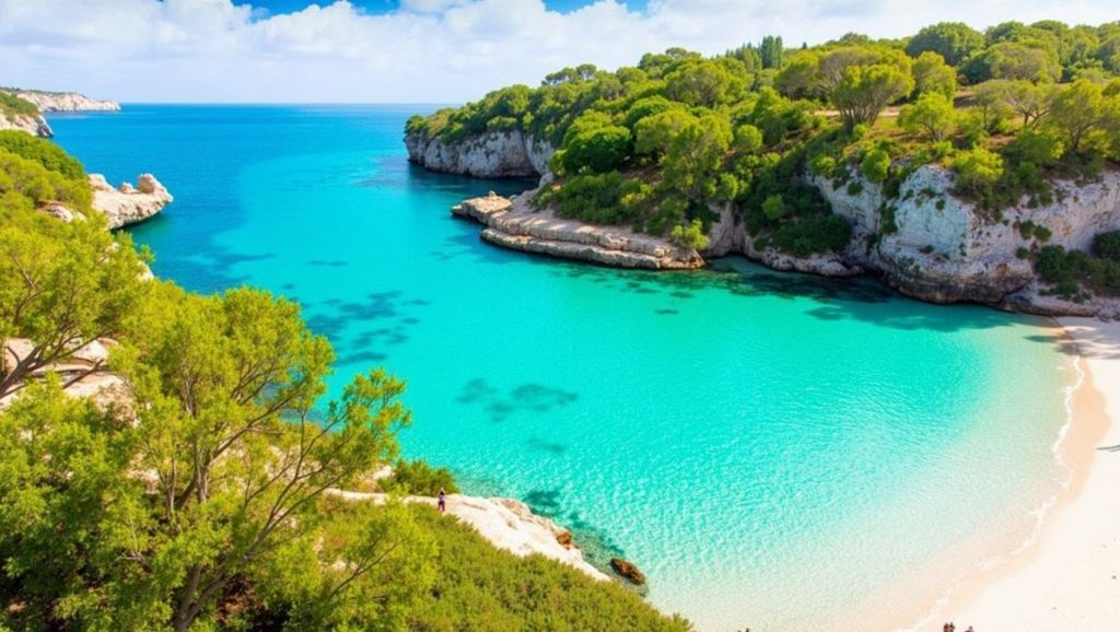 Horizonte desde Cala Màrmols, Santanyí, Mallorca