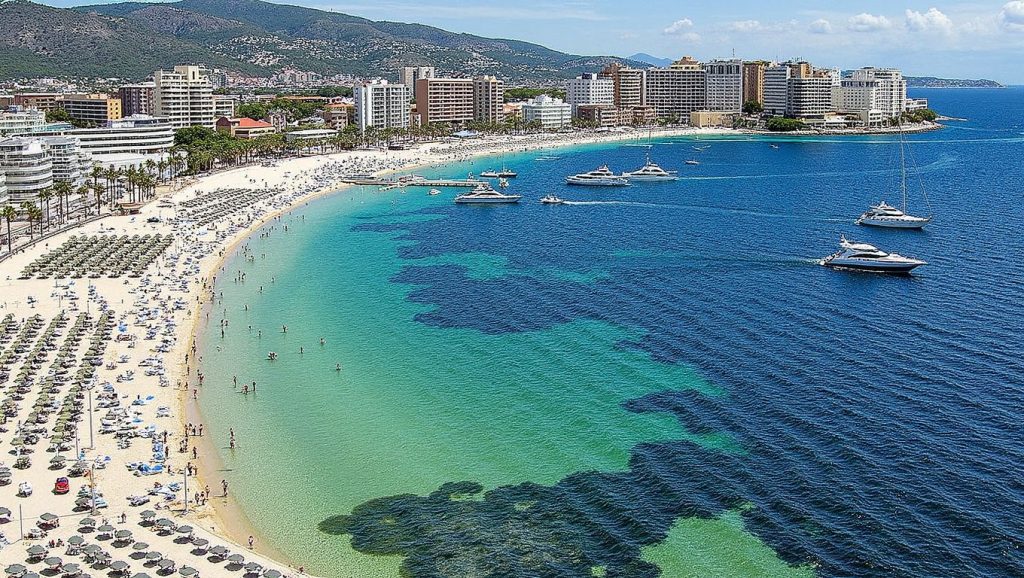 Vista general de Cala Mermessèn, Calvià