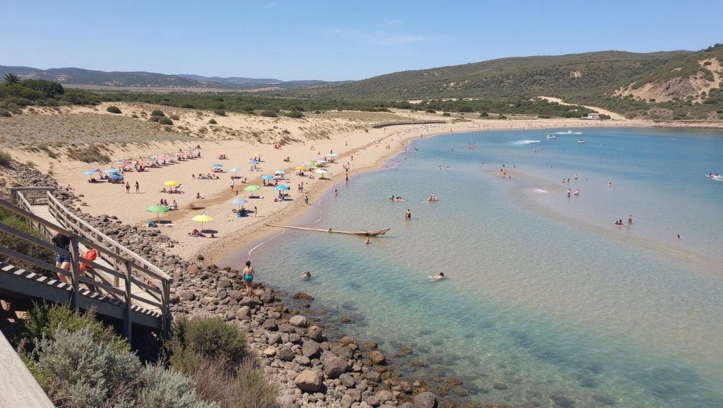 Arena y mar en Cala Mesquida, Capdepera, Mallorca