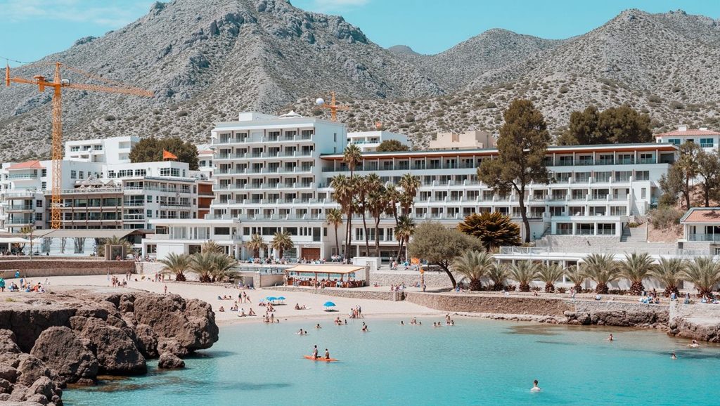 Arena fina en Molins, Pollença, Mallorca