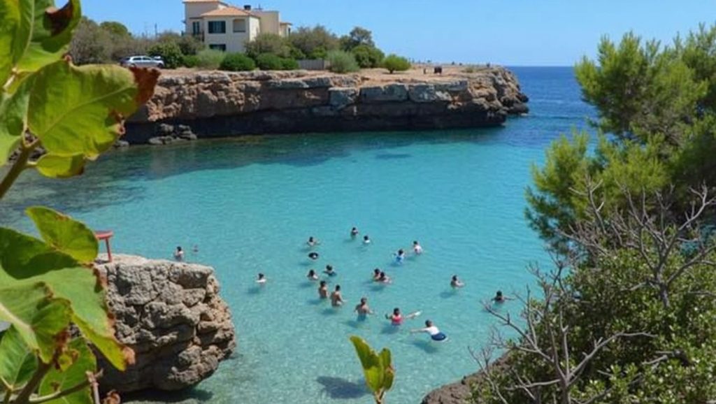Vista general de Cala Morlanda, Capdepera