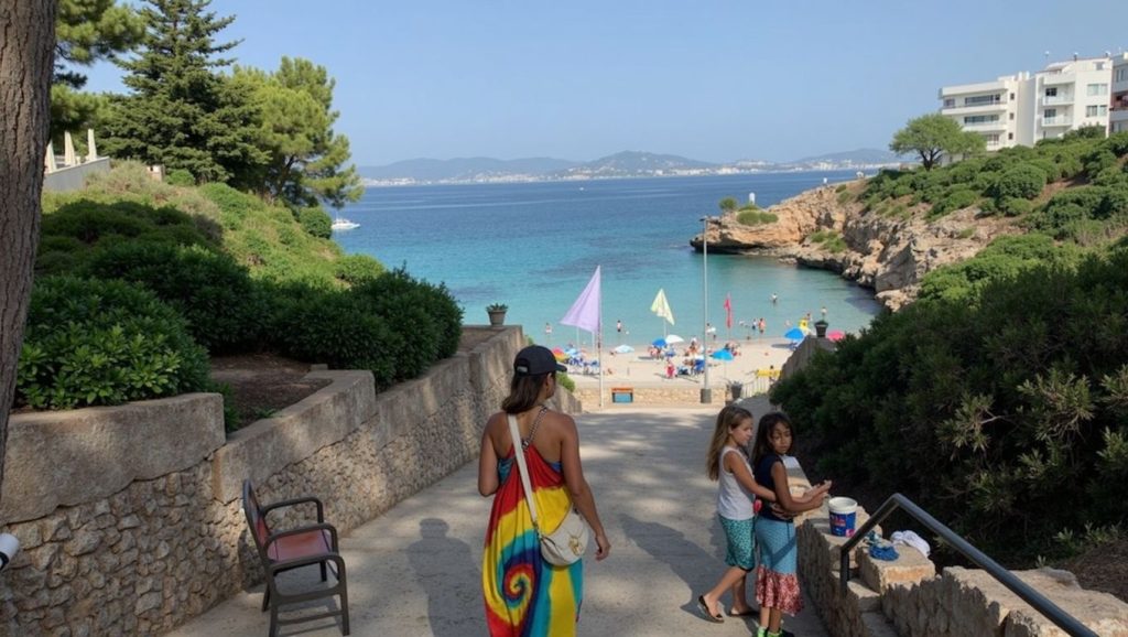 Horizonte desde Cala Mosques, Llucmajor, Mallorca
