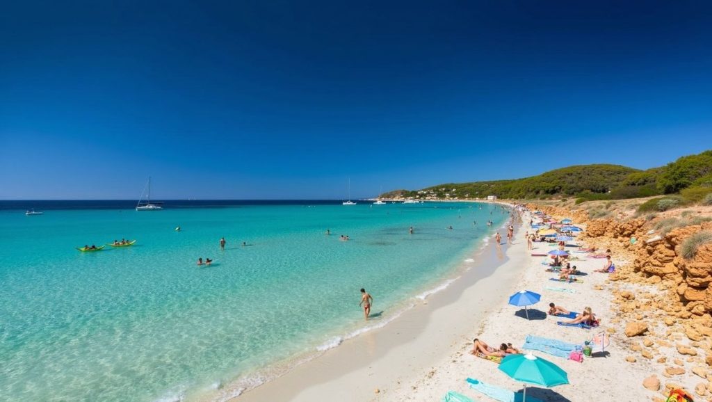 Playa Pi en Llucmajor, Mallorca