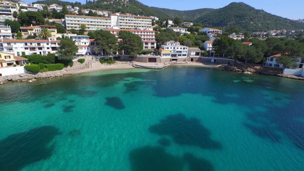 Línea de costa en Cala Poncet, Alcúdia