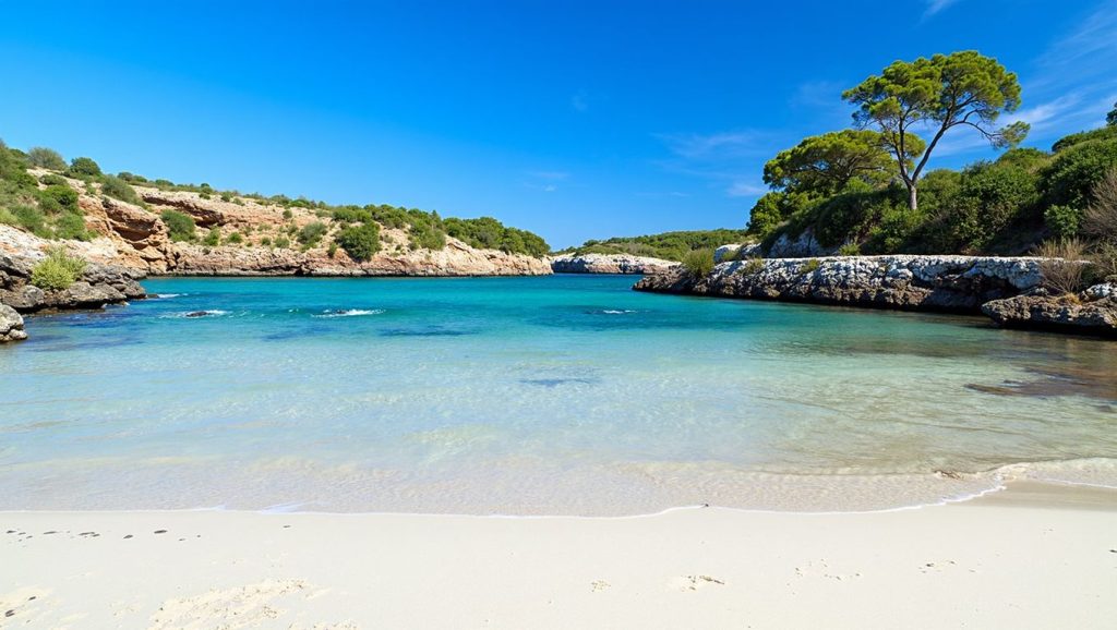 Arena fina en sa Nau, Felanitx, Mallorca