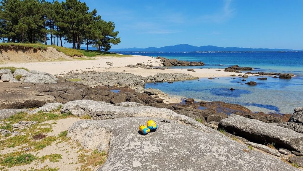 Cala San Martiño en A Illa de Arousa (Pontevedra)