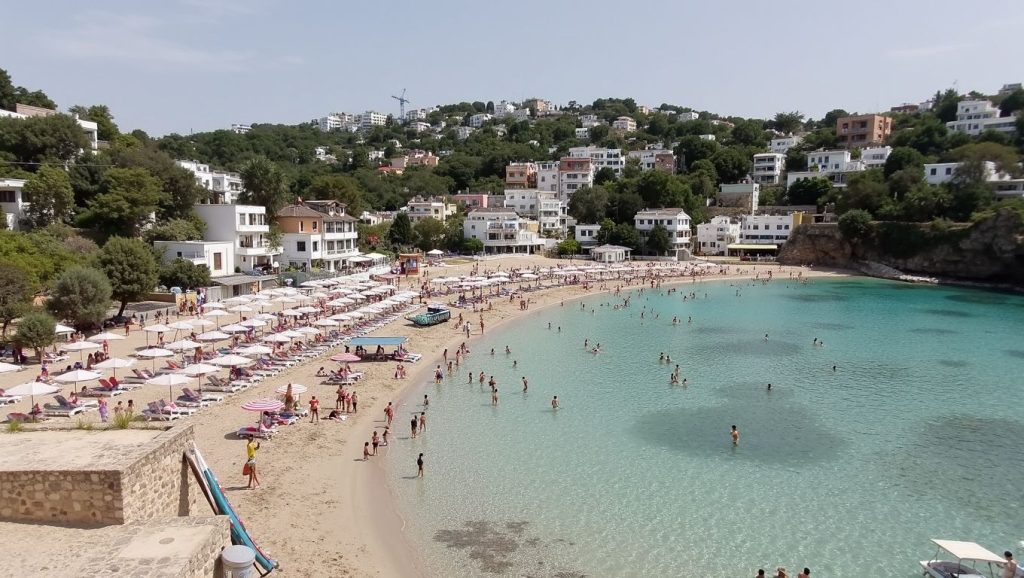 Horizonte desde Cala Sant Vicenç, Pollença, Mallorca